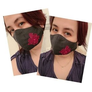 Fashion Mask (black denim)